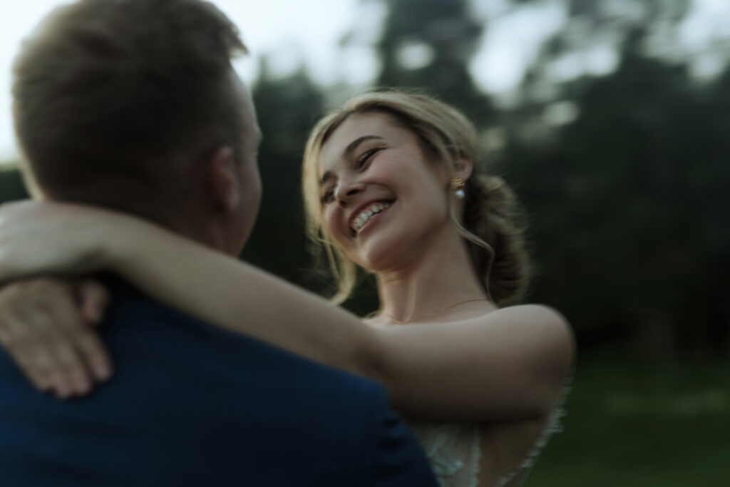 Destination wedding blue hour photos in Telluride Colorado