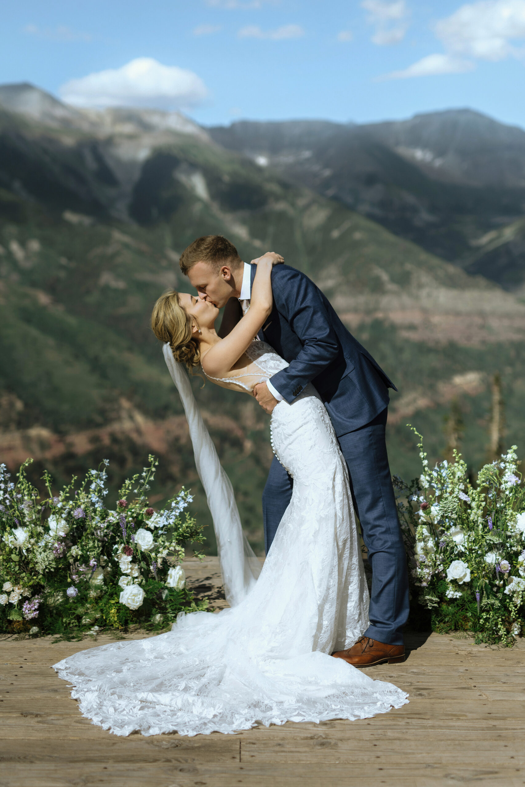 San Sophia Overlook wedding ceremony. Andrew Brunson Photography