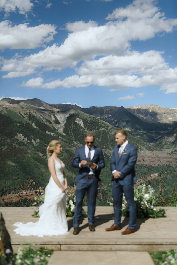 San Sophia Overlook wedding ceremony